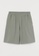 H&M green Wide Sweatshirt Shorts 52830AA95AC5CCGS_3