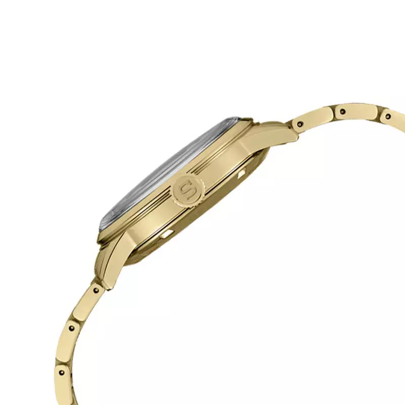 Jam Tangan Pria Seiko Presage SRPK48J1 Cocktail Time Gold Dial Gold Stainless Steel Strap