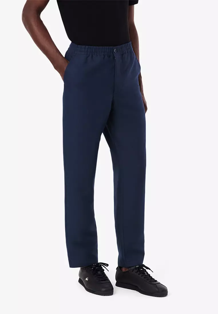 Regular Fit Linen Twill Pants