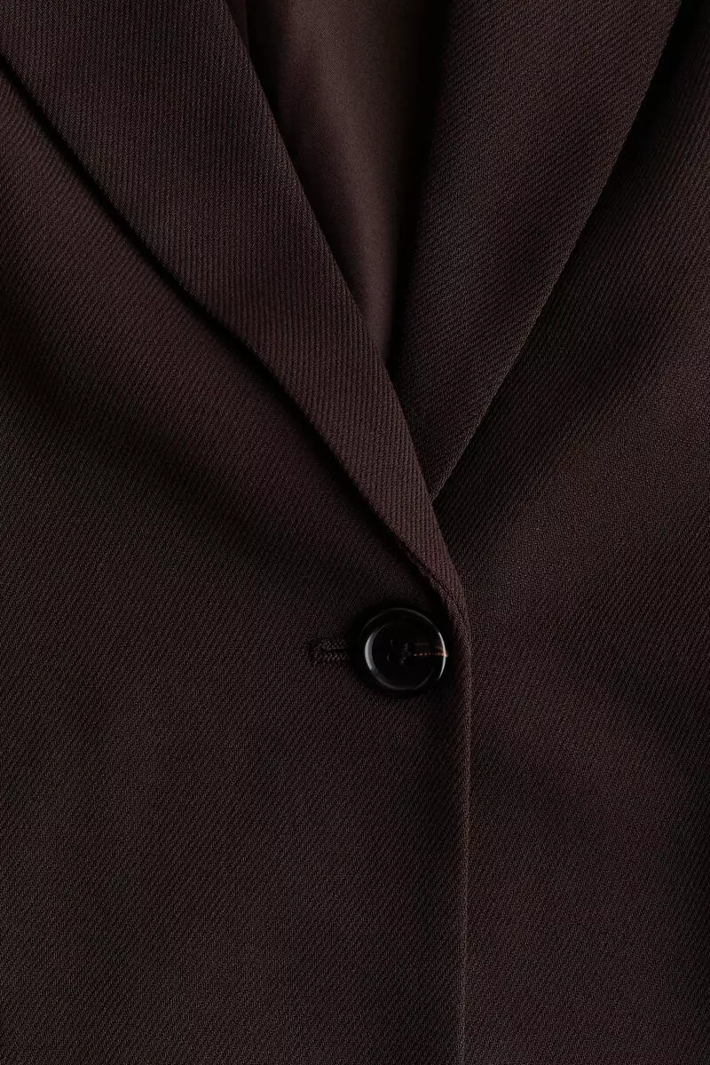 Gathered-sleeve blazer
