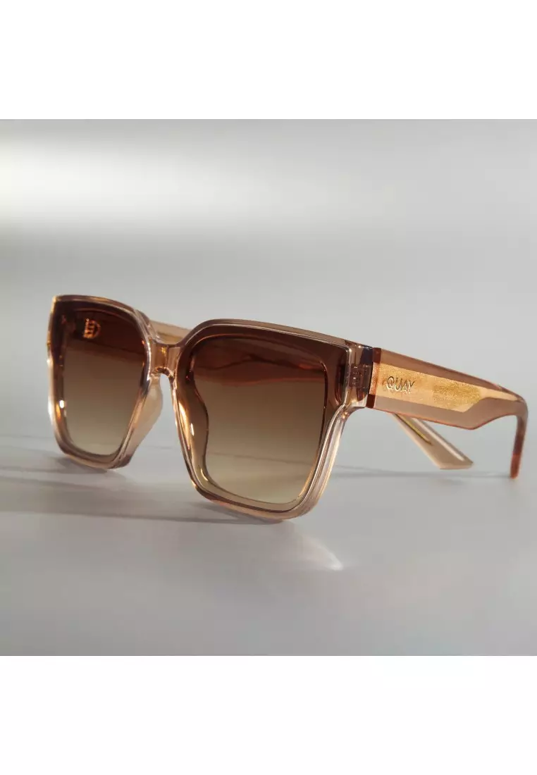 QUAY Drive In Sunglasses - Oat/Sepia