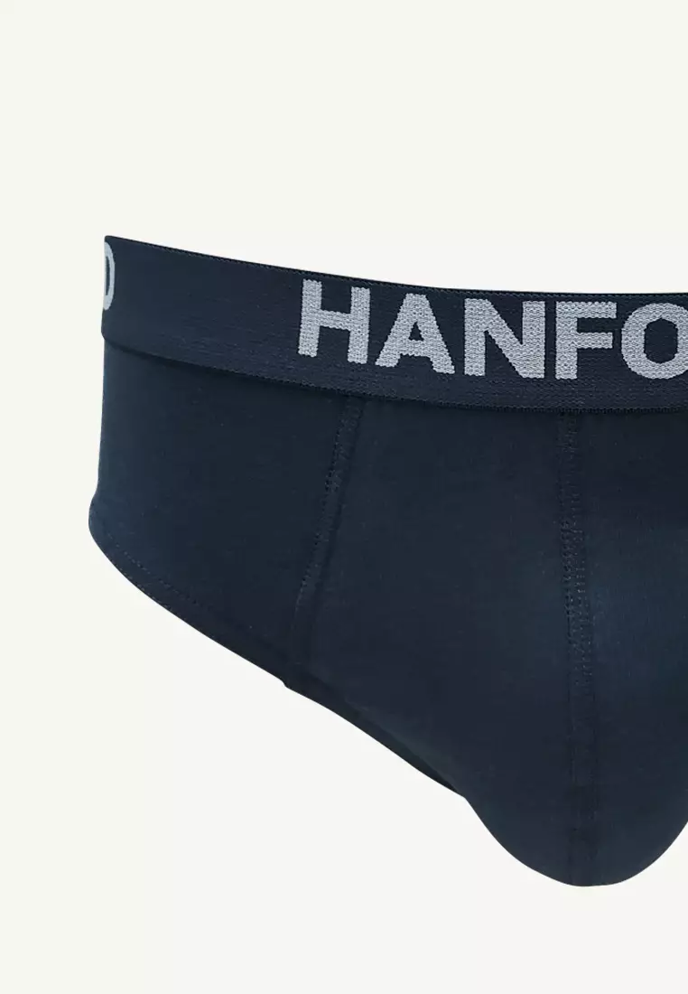 Regular Cotton Men's Briefs Logan - Assorted Basic Colors (3in1 Pack) S-4X Big Plus Size