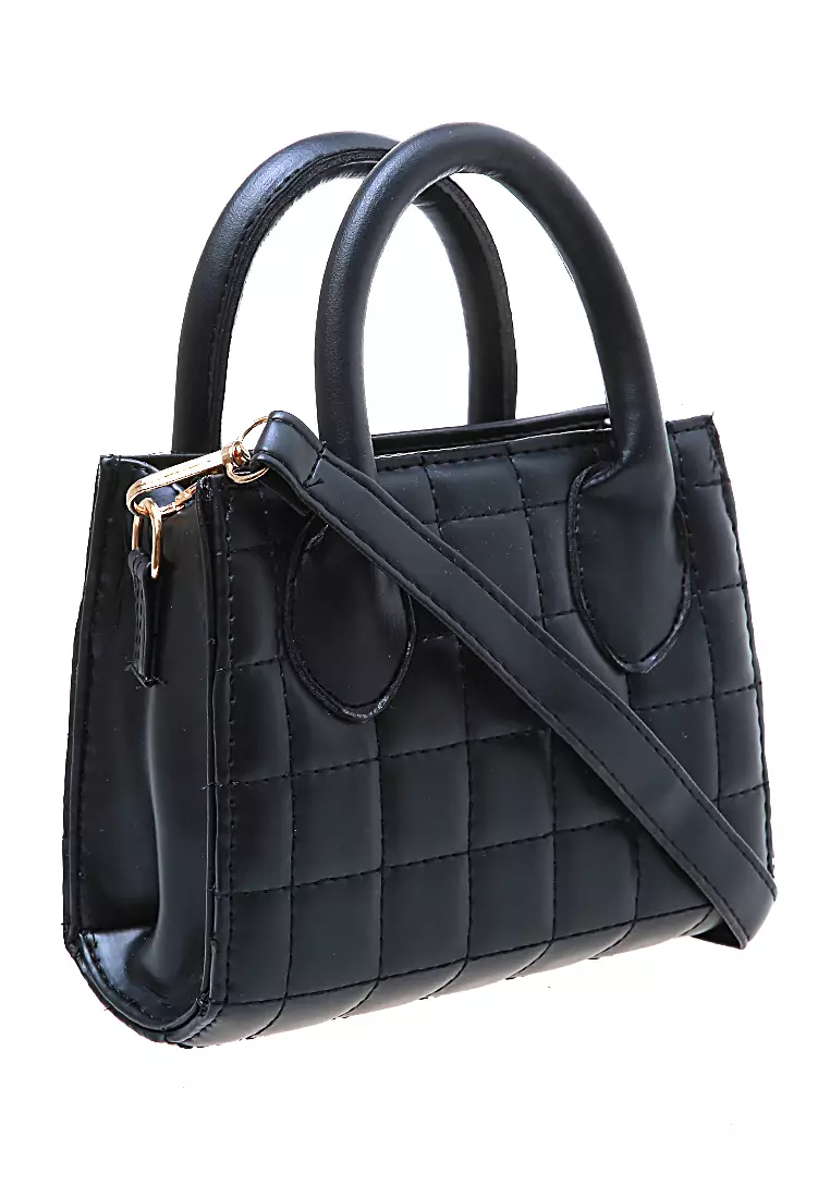 Vishi Tas Selempang Wanita Got One Rope Quality Premium - Black