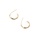 Glamorousky silver 925 Sterling Silver Plated Gold Fashion Simple Twist C-Shape Geometric Stud Earrings E10C8AC495638DGS_1