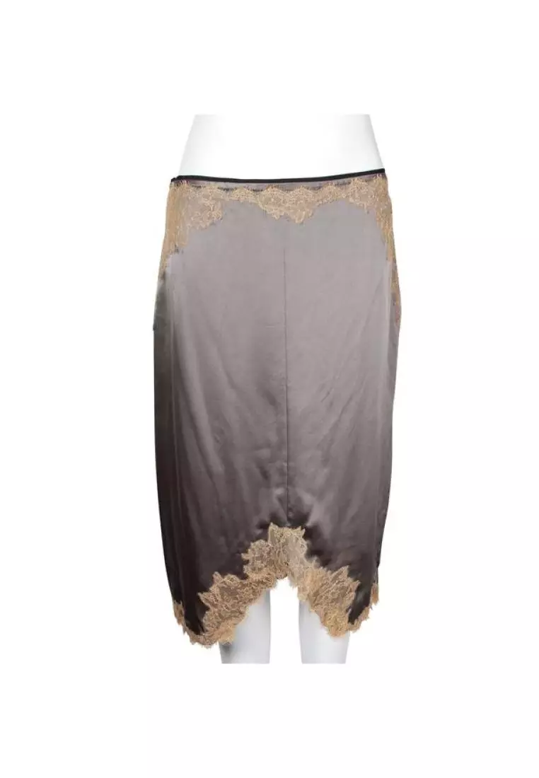 Grey pencil sale skirt yellow