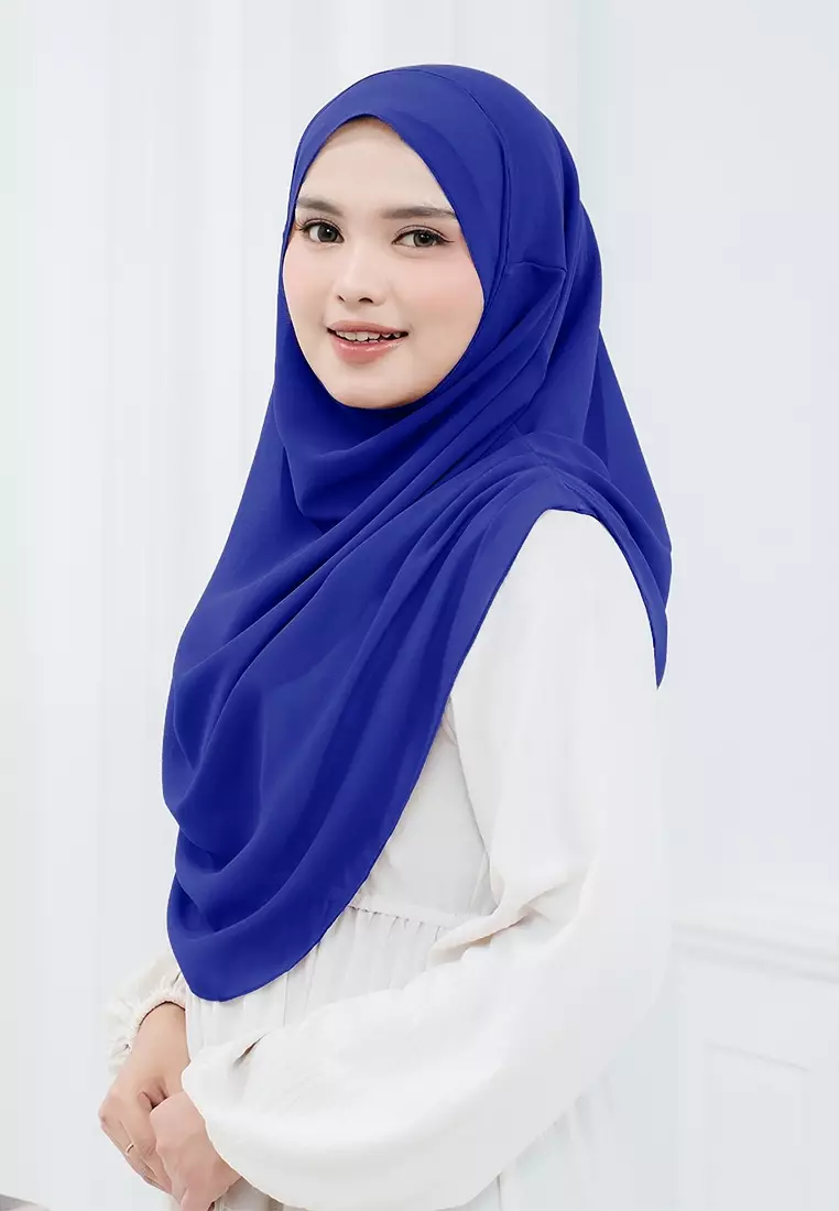 HIJAB INSTAN NASHWA - ROYAL BLUE