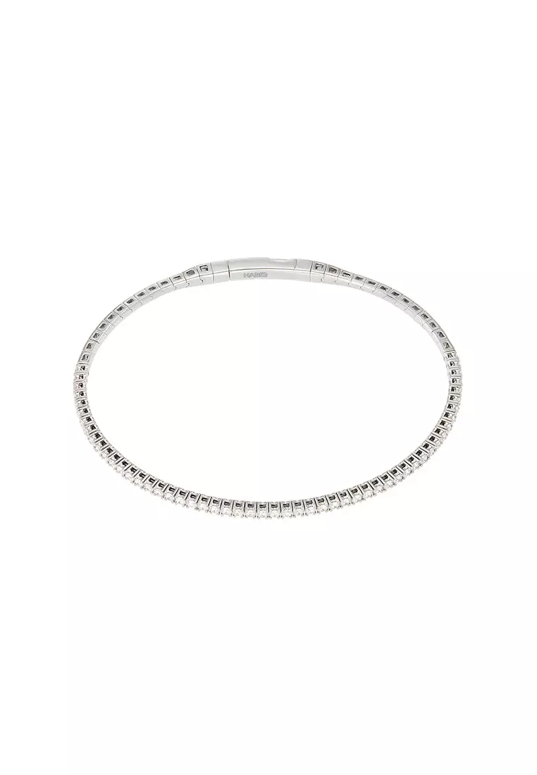 HABIB Diamond Bangle in 750/18K White Gold 681901024(WG)