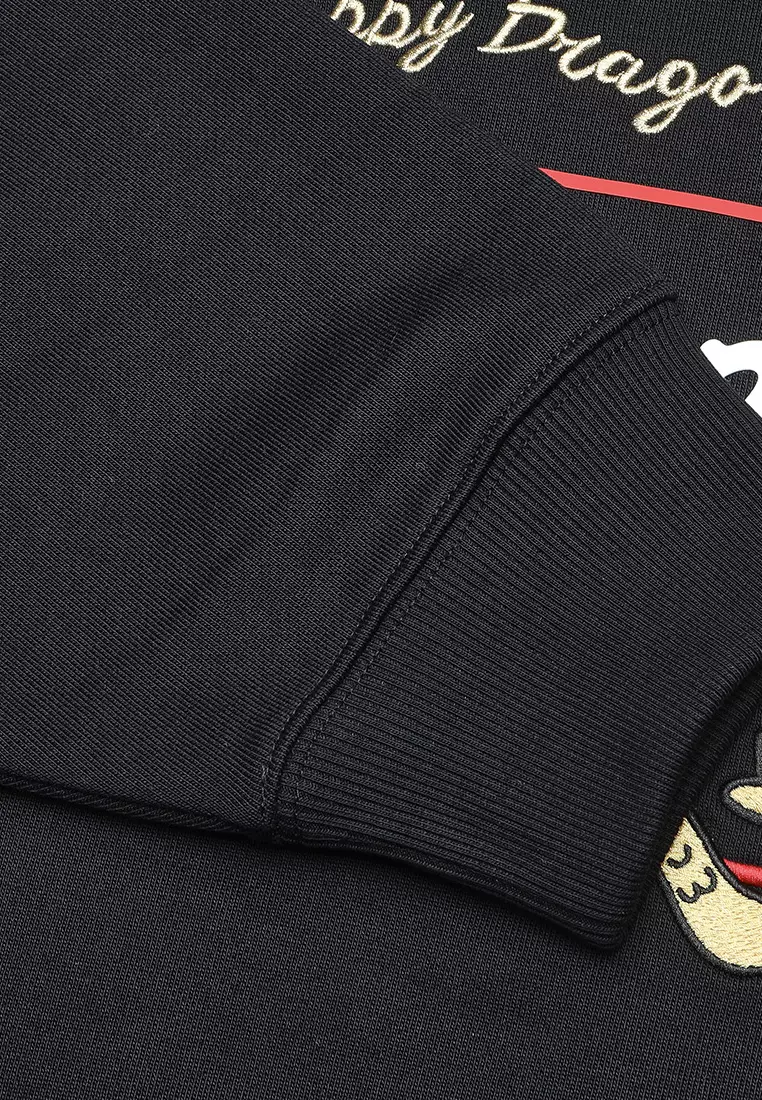 FILA CORE WHITE LINE ORIGINALE Men's Pullover Sweater in Black