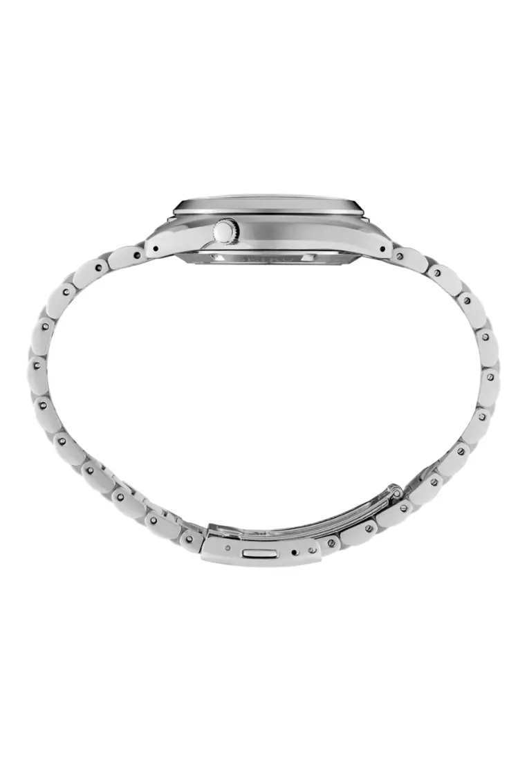 Seiko 5 Sports SNXS Series Vintage Gold Collection In Green Tie Dial Stainless Steel Band Automatic Watch SRPL57K1