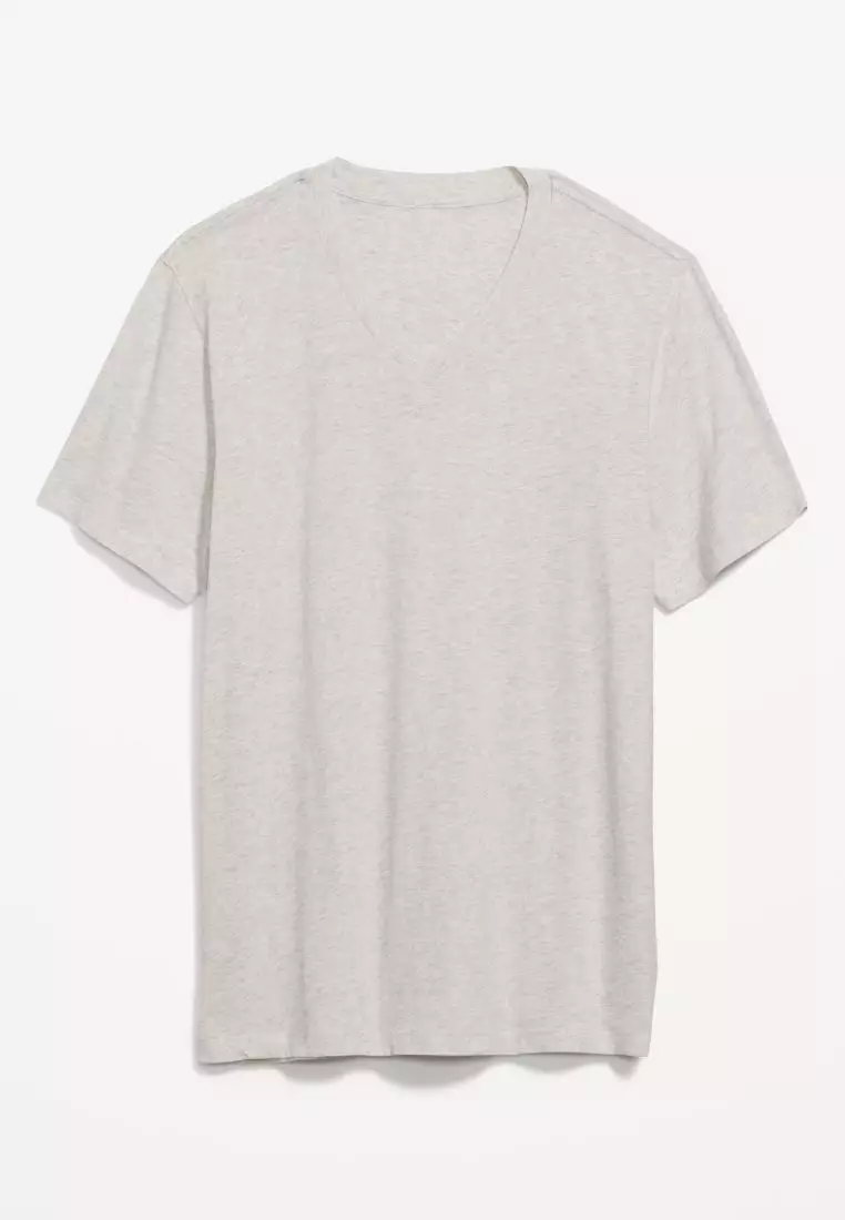 Soft-Washed V-Neck T-Shirt For Men