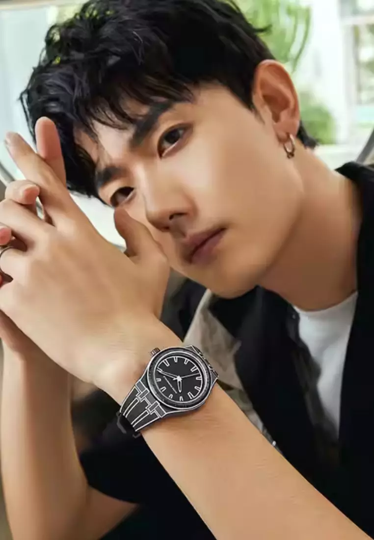 Unisex Quartz Watch, 42mm, Rubber Strap