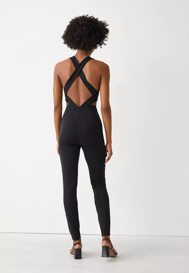 Cut out waist jumpsuit store