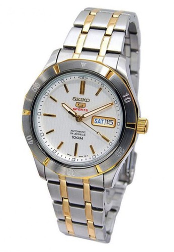 Jual Seiko Seiko 5 Sport Jam Tangan Pria - Silver Gold 