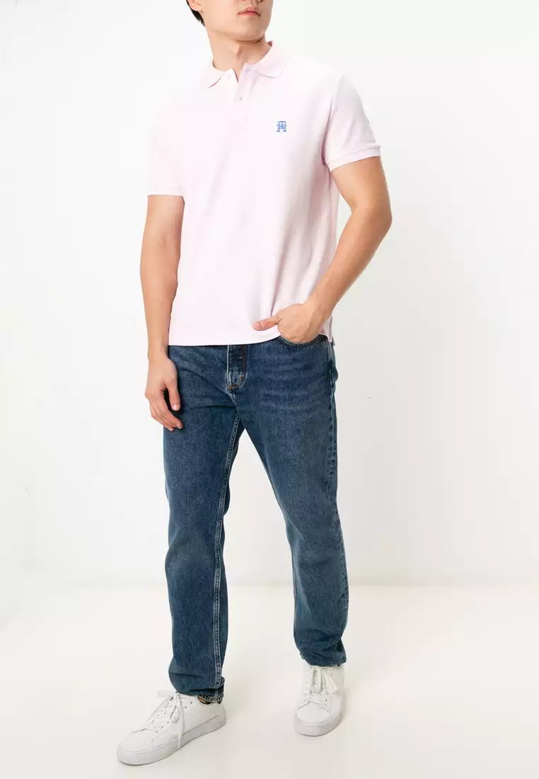 Monogram Logo Regular Polo Shirt - Tommy Mainline