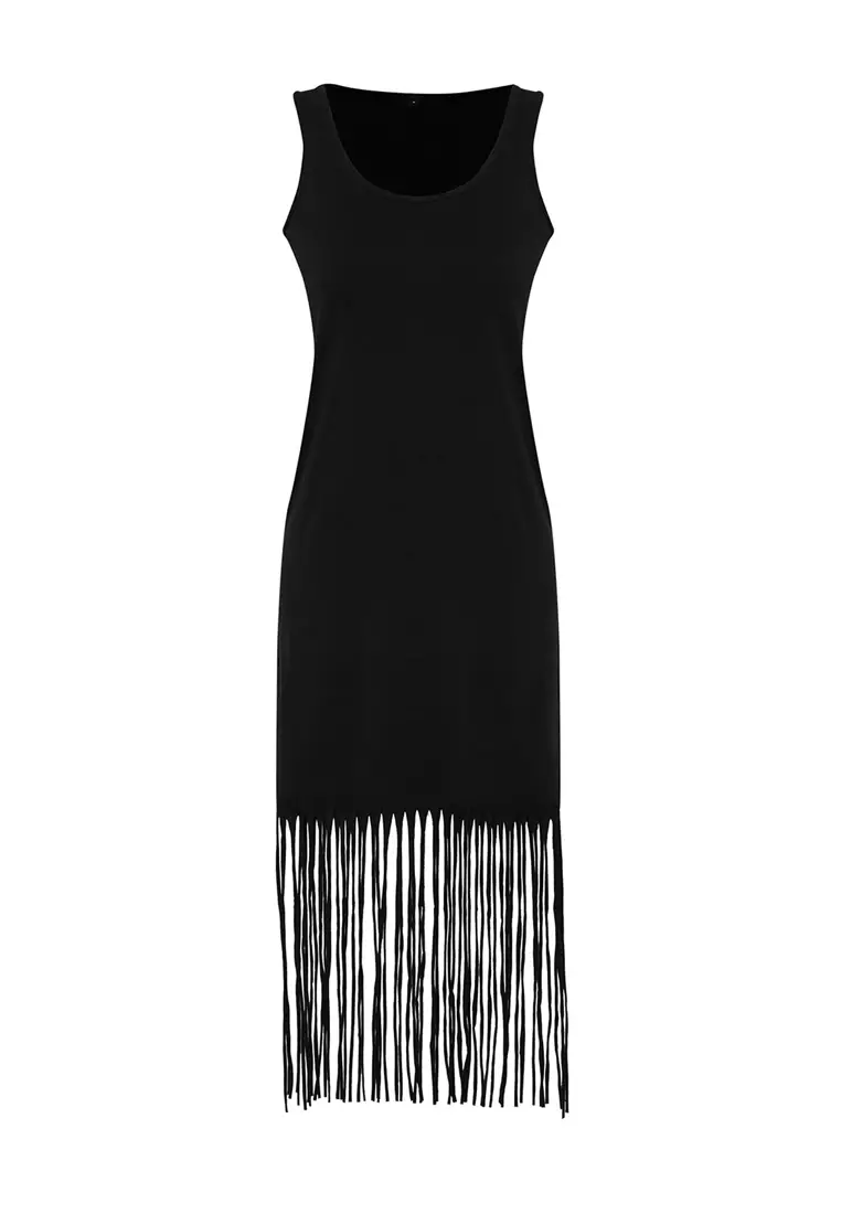 Fringe Midi Dress