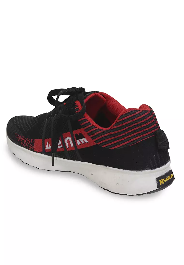 Ahya Sepatu Sneakers Tali Pria Wanita Desain MNSA Sporty Shoes Material Canvas ORIGINAL - Red