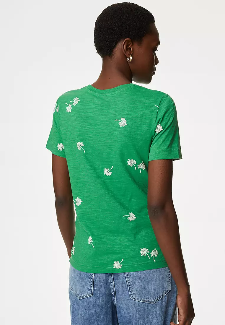 Pure Cotton Printed Pocket Top