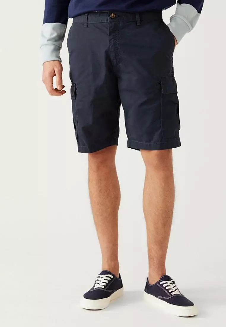 Buy MARKS SPENCER M S Pure Cotton Cargo Shorts T17 6418M 2024