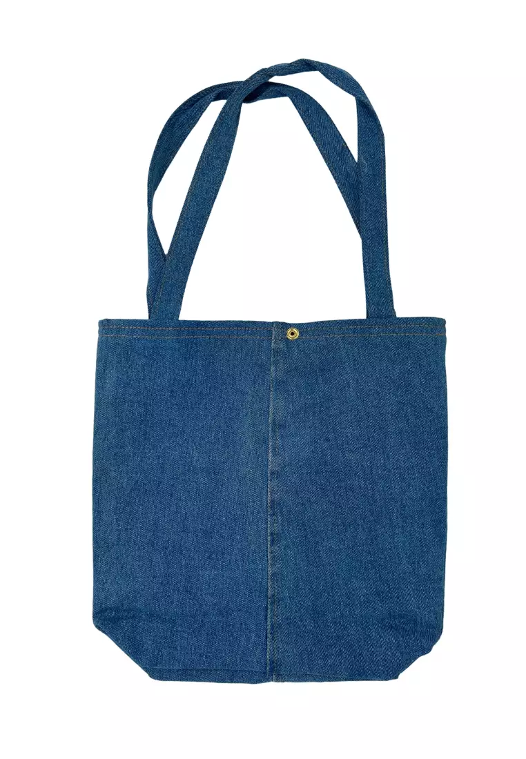 Plain Pocketful Tote Bag