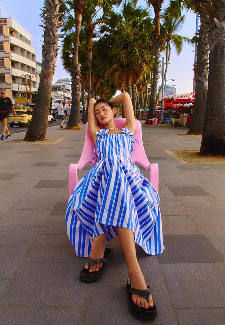Floral Striped Dress