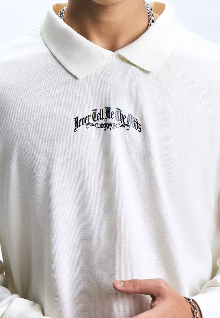 Long Sleeve Graphic Polo