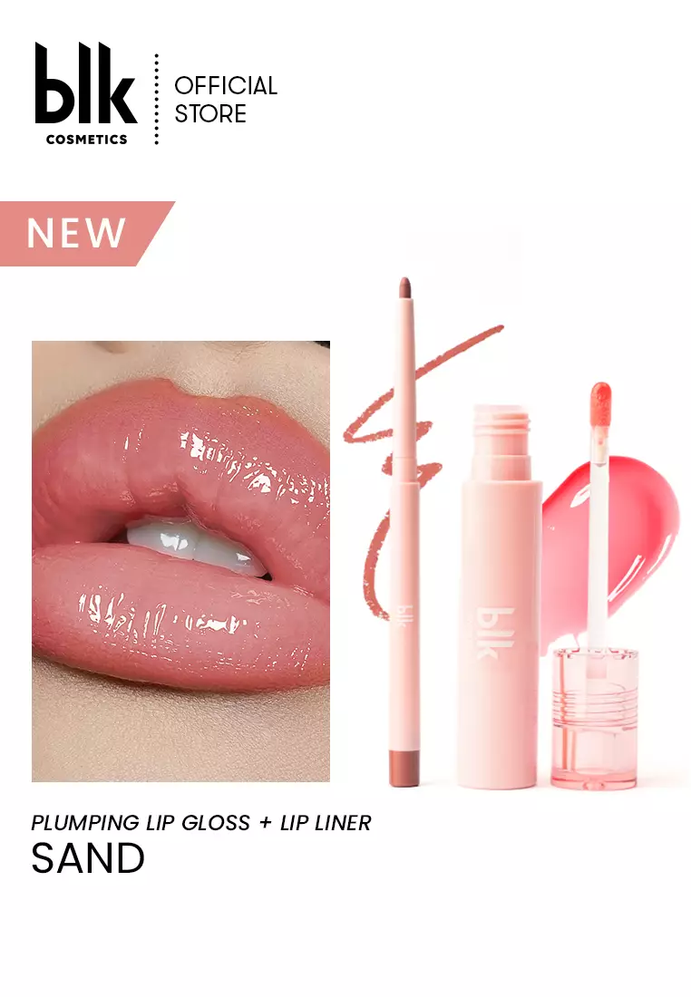 Discount on Blk Cosmetics  shoes - SKU: Blk Cosmetics Fresh Plumping Lip Gloss And Lip Liner Set Sand