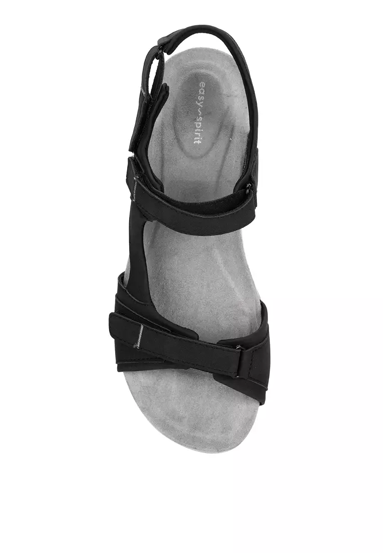 Easy spirit best sale black sandals
