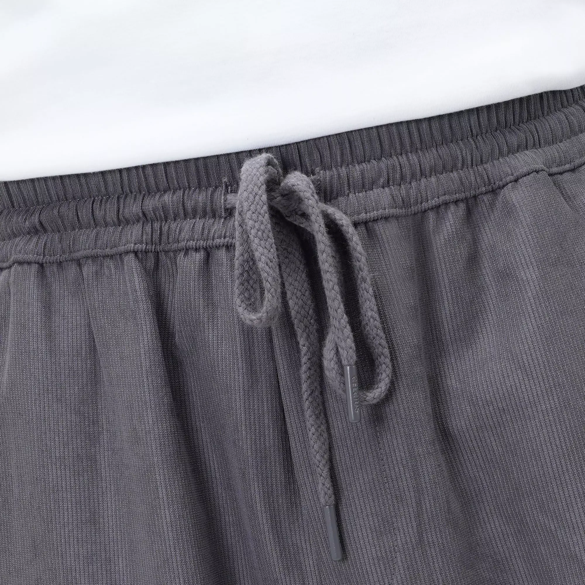 CELCIUS Straight Trouser Corduray Pique L03000713C Dark Grey