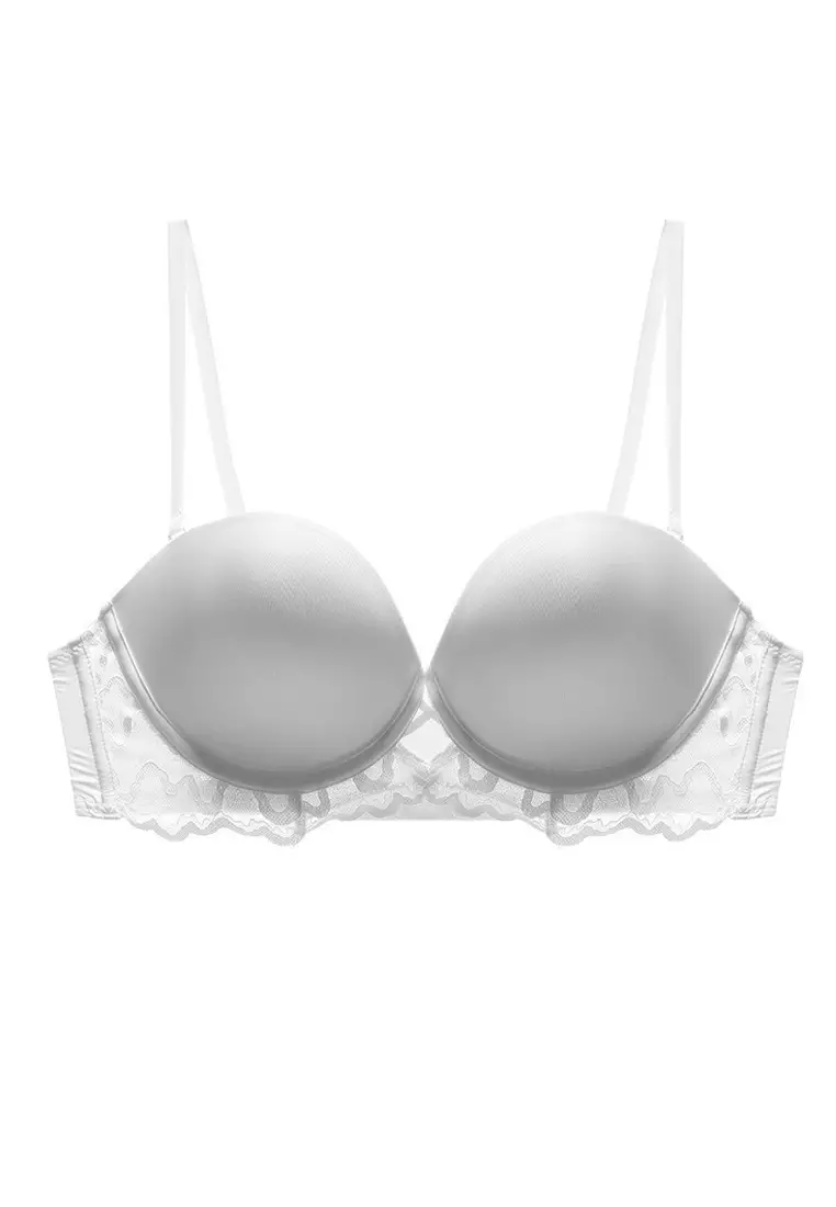LMZ2420 Lady Sexy Lace Bra-White