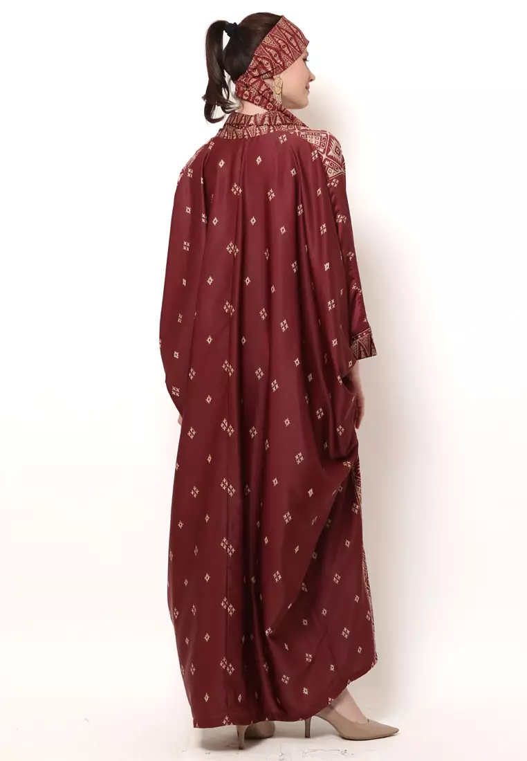 Kanzi Exclusive Long Sleeve Songket Kaftan