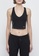 dkny green DKNY Women Contrast Piping Cropped Tank With Built In Bra A575EUS5C7E8D9GS_1