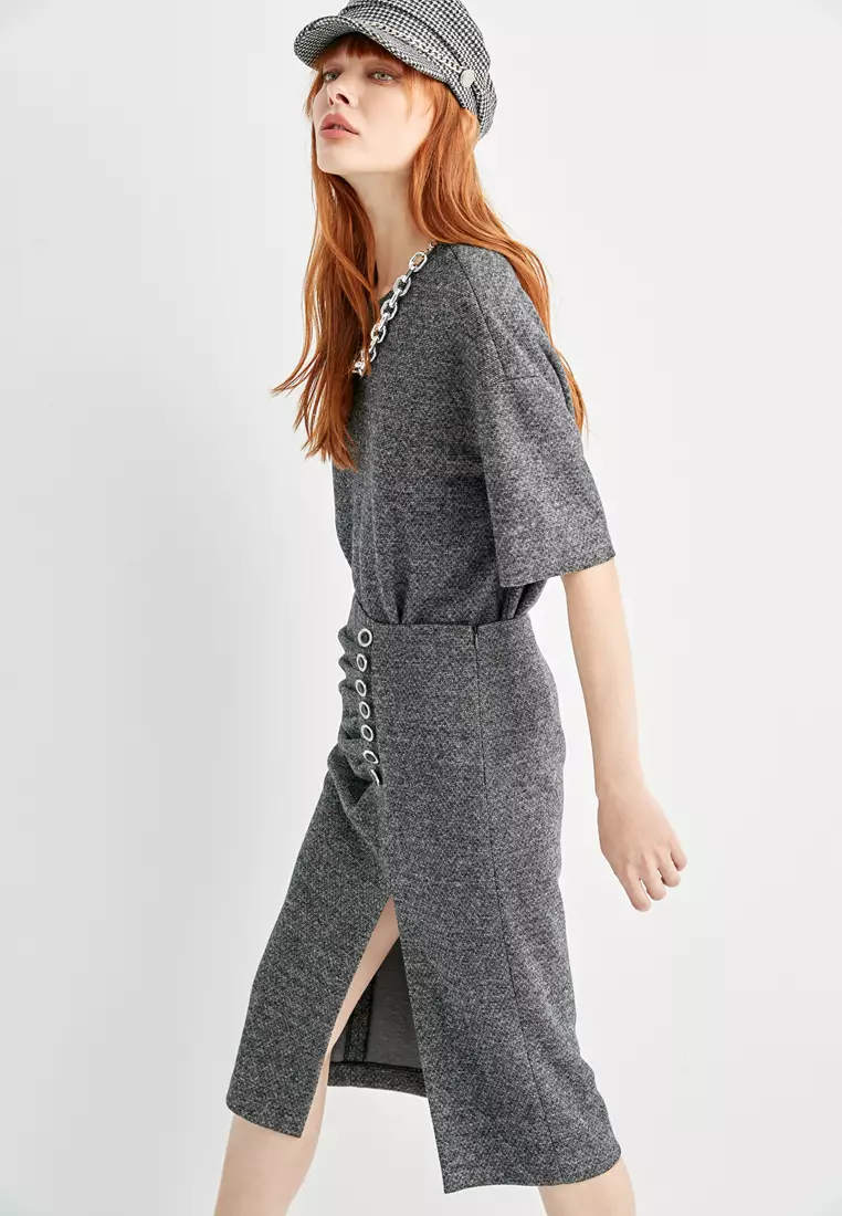 Oversize Grey Basic Top