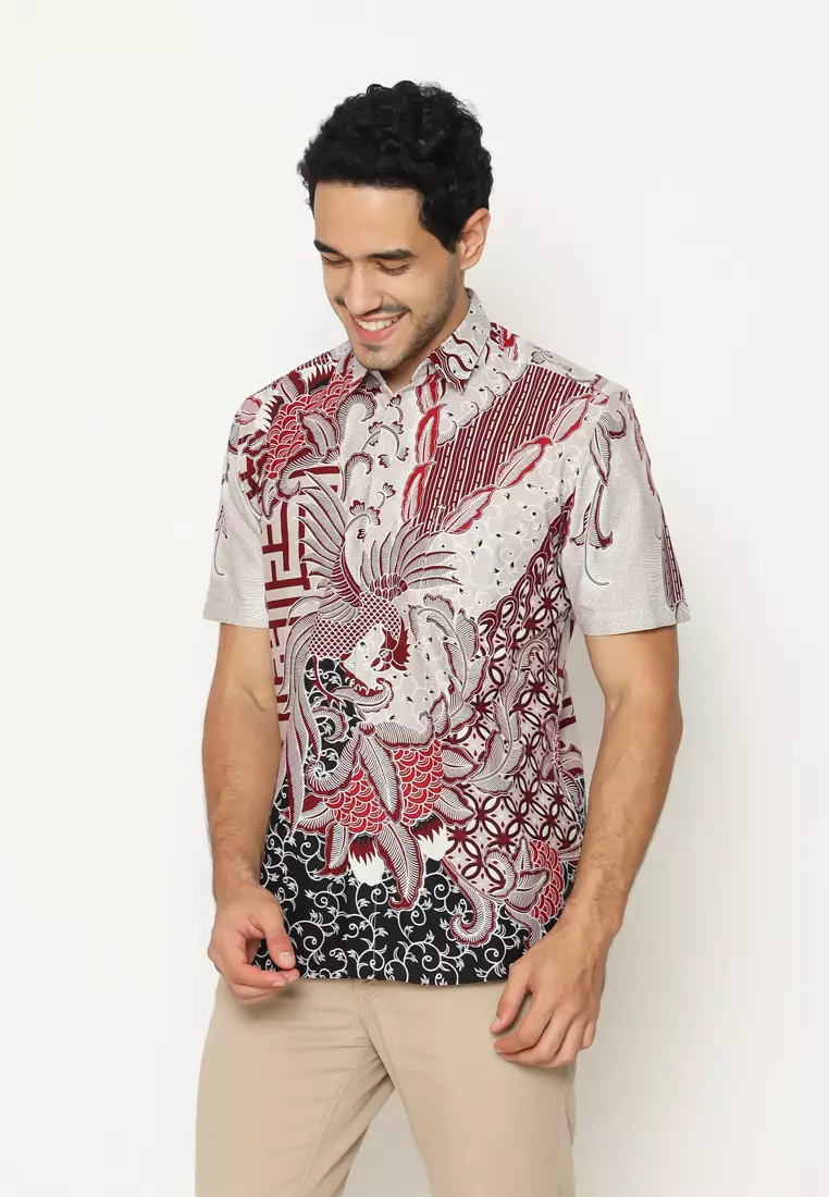 HEM PENDEK AKSA BATIK JEREMY JESSICA