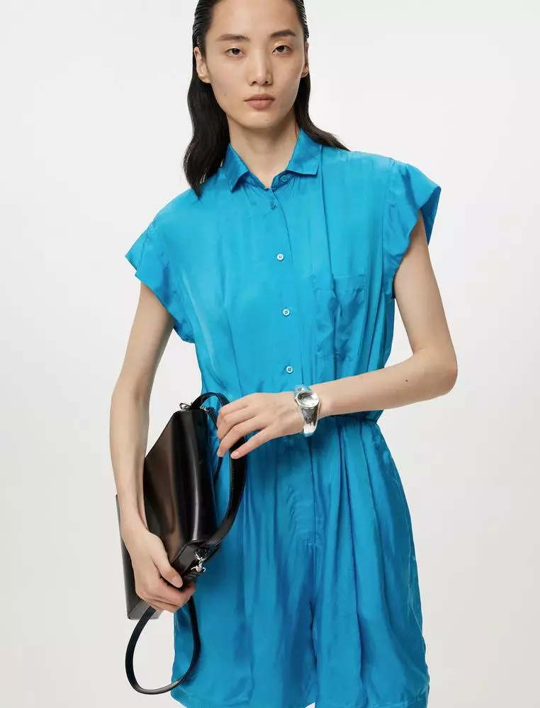 JNBY Women's Sleeveless Collared Jumpsuit