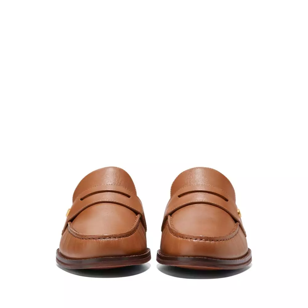 Cole Haan Woman Lux Pinch Penny Mule - Sepatu Wanita (Coklat)