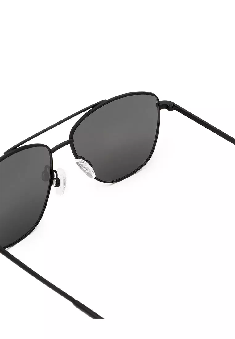 HAWKERS Black Dark LAX Sunglasses for Men and Women, Unisex UV400 Protection Official Product Designed in Spain