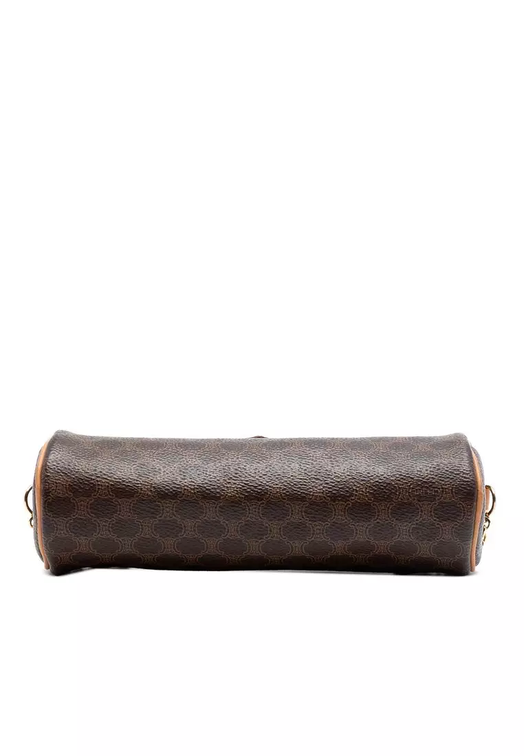 Pre-Loved Celine Macadam Coated Canvas Crossbody