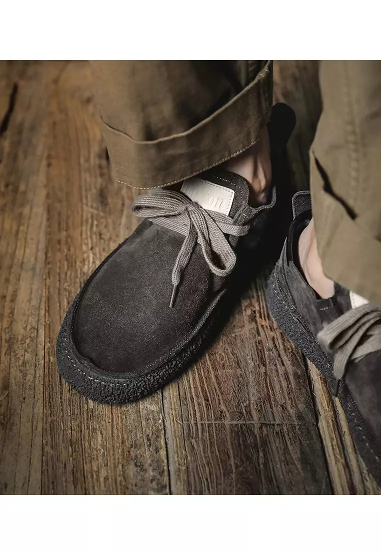 Grind Arenaceous Cowhide Lace Up Shoes YY-FDL8111