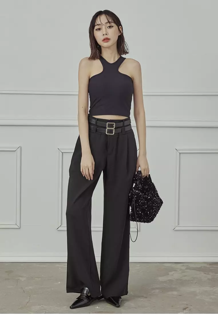【新品・未開封】Double Belted Pants ZHYTOMIR DOUBLE BELTED PANTS — K M by L A N G E