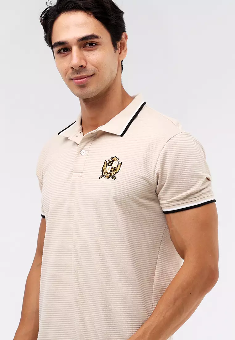 Collared Shirt Jacquard