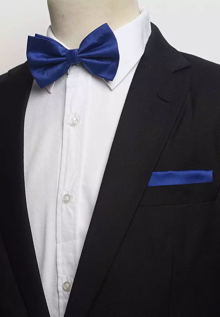 Dasi kupu Bowtie Biru Tua A03
