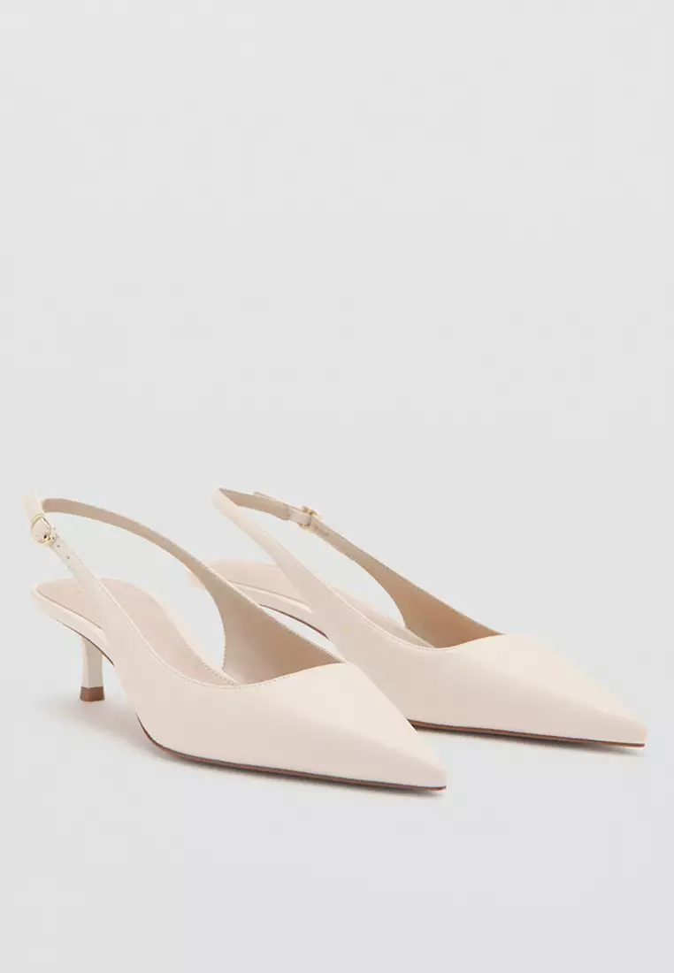 Kitten-Heel Pointed Shoes