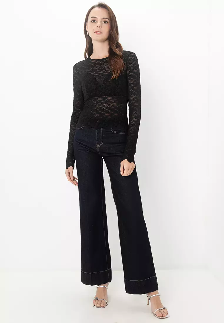 Cindy Long Sleeve Lace Top