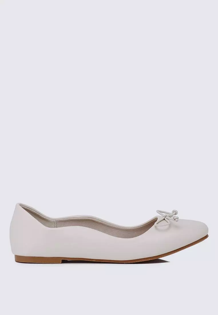 Discount on My Ballerine  shoes - SKU: My Ballerine Dorra Comfy Ballerina In Beige