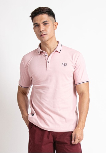 FOREST pink Forest Heavy Weight Premium Cotton Polo Tee 250gsm Interlock Knitted Polo T Shirt - 621161/621216-54Pink D92B9AAC9F0A23GS_1
