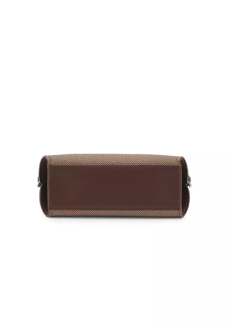 Women's Top Handle Bag / Sling Bag / Crossbody Bag / Shoulder Bag (手拿袋 / 斜孭袋 / 單肩包) - 棕色