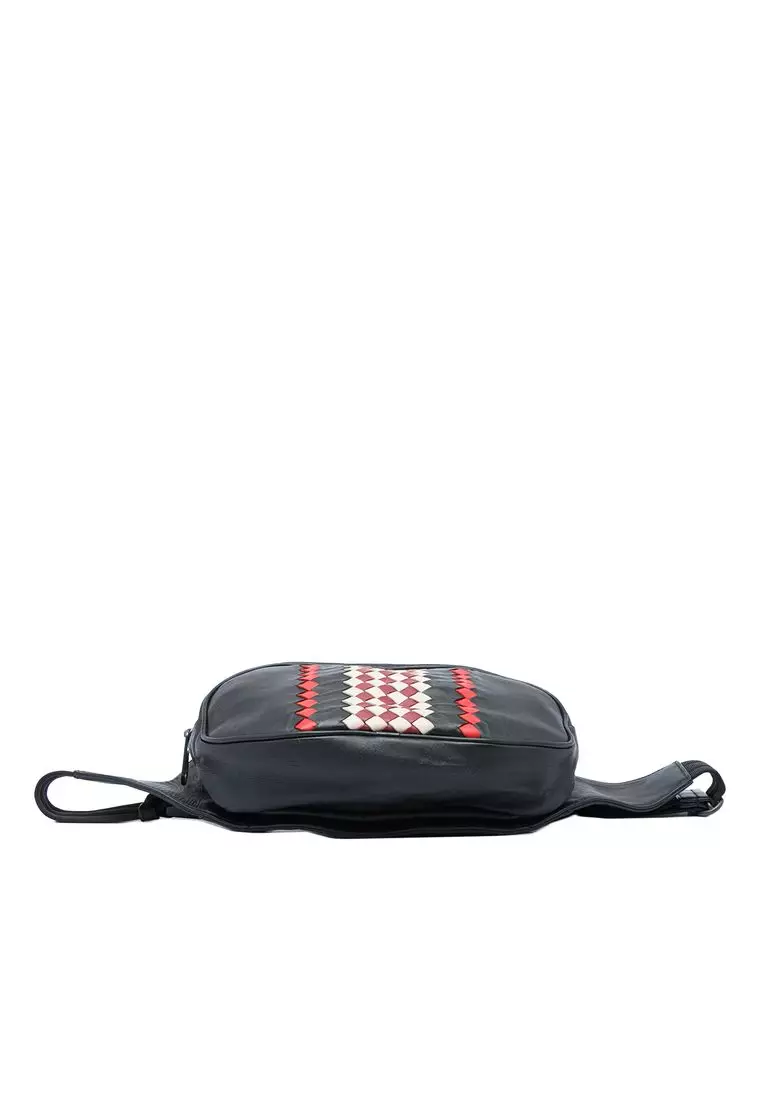 Pre-Loved Bottega Veneta Intrecciato Trimmed Nappa Belt Bag
