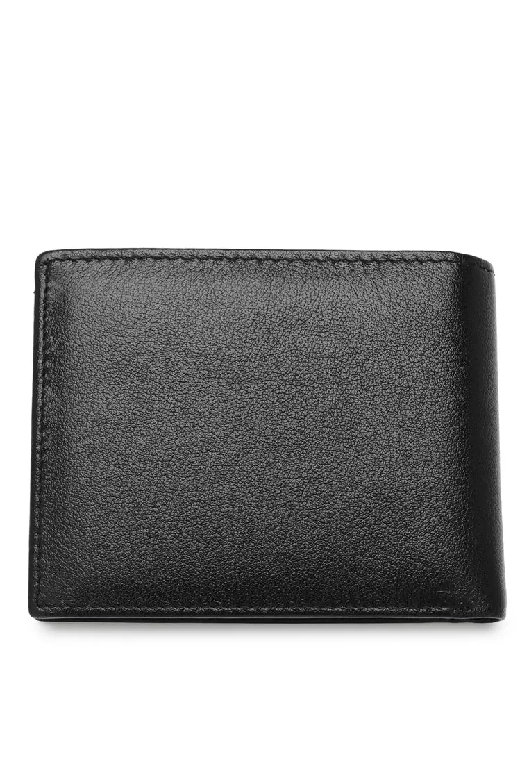 Men's Genuine Leather RFID Blocking Wallet  (Dompet Pria Kulit Asli RFID Blocking) - Hitam