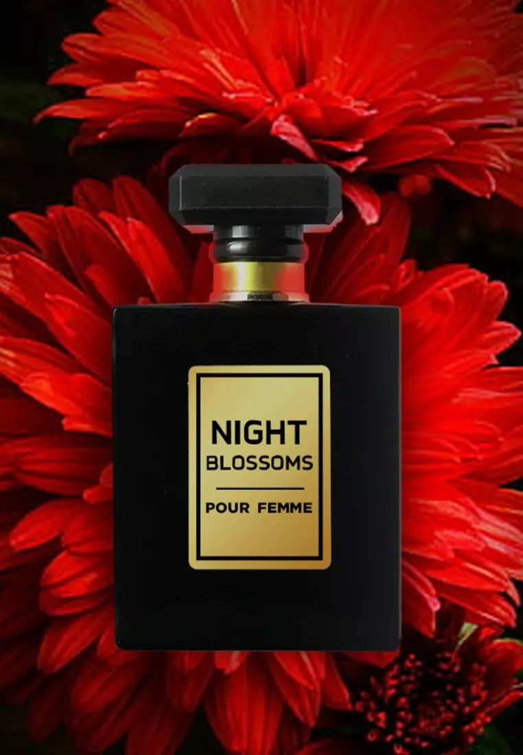 (B1T1)  MB Parfums NIGHT BLOSSOM Women/MB Parfums CLASSIC BLACK Men 100ML EDT Perfume MBHP1040-S2WM WM