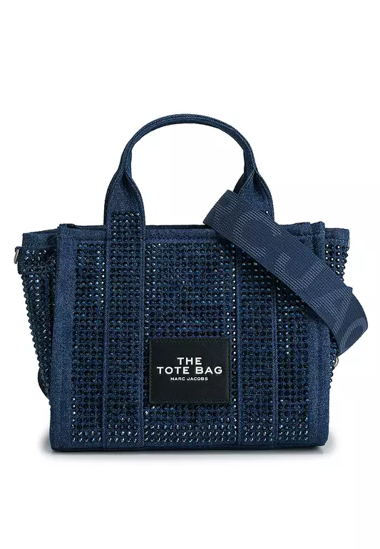 The Crystal Denim Small Tote Bag (cq)